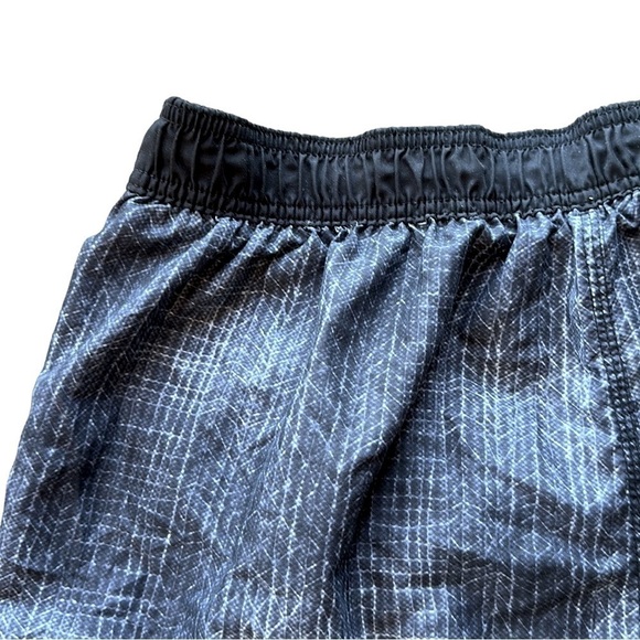 Mens Speedo Swim Trunks Size Large Black and Gray - Picture 3 of 9